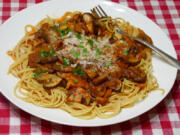 Mushroom Bolognese.