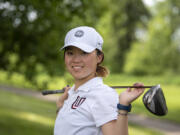 Union High School?s Jade Gruher, our All-Region girls golfer of the year, is pictured at Camas Meadows Golf Club on Wednesday afternoon, June 8, 2022.