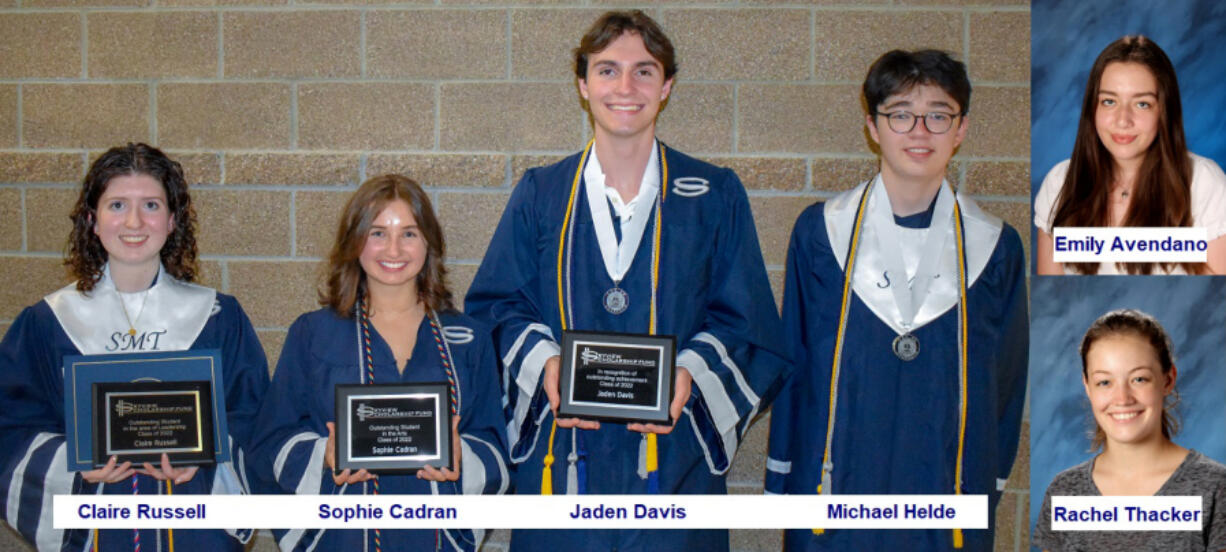 On June 9, at the Skyview Senior Awards Ceremony, the Skyview Scholarship Fund awarded six financial grants totaling $19,500 to seniors in support of their college education. (Photo contributed by Thomas E.