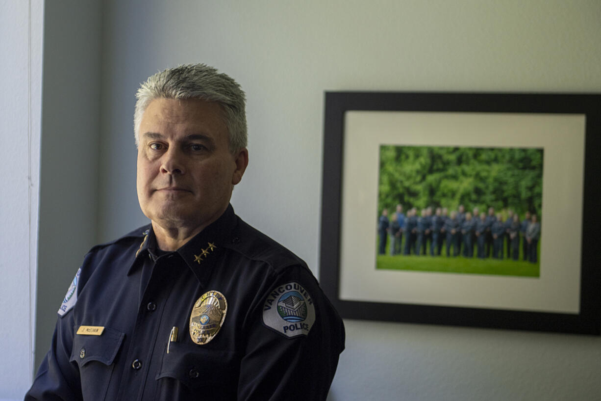 Vancouver Police Chief James McElvain, the department's longest running chief since 1962, will retire Thursday after serving the agency in its lead position for eight years.