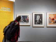 A visitor examines exhibits in the permanent collection of the American Folk Art Museum in January 2022, in New York City. On Tuesday, June 28, 2022, the museum plans to announce its largest and most unusual recent gift, a $5 million donation from Arkansas-based arts supporters Becky and Bob Alexander, to help fund the museum's exhibition program and its operation as one of New York City's few free museums.