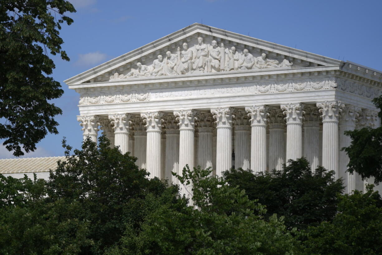 FILE - The U.S. Supreme Court building on Capitol Hill in Washington, June 9, 2022.