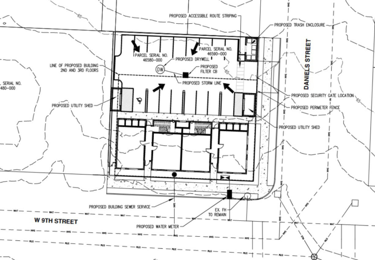 The Daniels Apartments will be three stories, have 20 units and 17 parking spots. It is likely to begin construction at the beginning of 2023 and be finished by the end of that year.