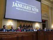 FILE - The House select committee investigating the Jan. 6 attack on the U.S. Capitol holds a hearing at the Capitol in Washington, July 21, 2022. The committee has announced more hearings in September, and investigations persist in multiple jurisdictions and venues. (AP Photo/J.