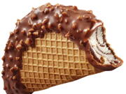 This undated photo provided by Unilever shows the Choco Taco. Klondike has announced it's discontinuing the ice cream treat. A Klondike brand representative said in an emailed statement, Monday, July 25, 2022, that the Choco Taco has been discontinued in both its 1 count and 4 count sizes.