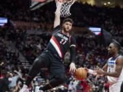 Portland Trail Blazers center Jusuf Nurkic agreed to a $70 million contract to stay with Portland on Friday, July 1, 2022.