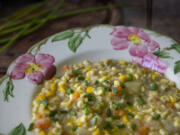 Corn chowder made by Bethany Jean Clement. (Ellen M.