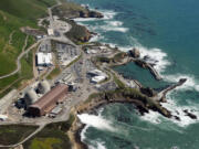 Aerial view of the Diablo Canyon Nuclear Power Plant, which sits on the edge of the Pacific Ocean at Avila Beach in San Luis Obispo County, California, on March 17, 2011.