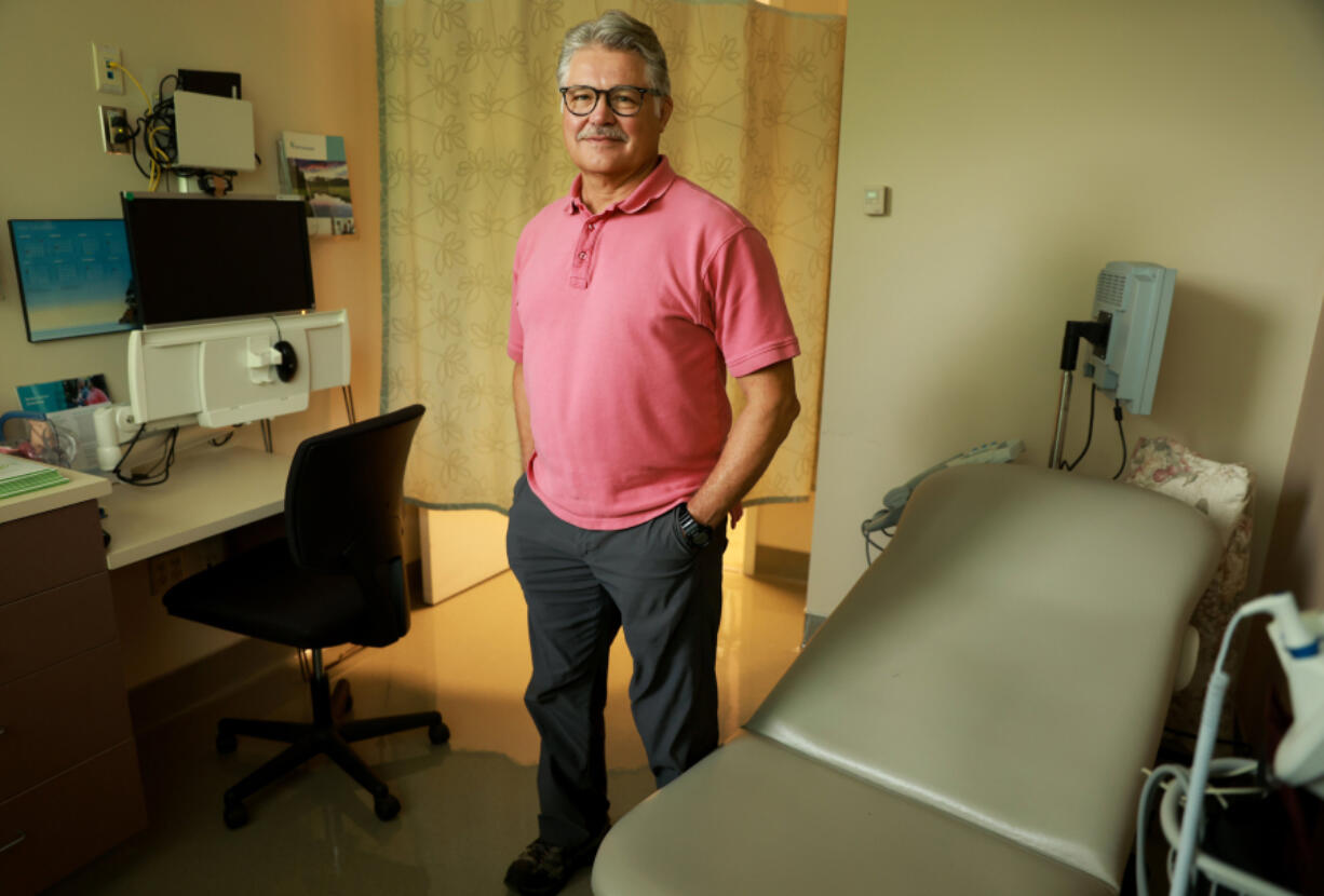 Dr. Bob Snyder, an obstetrics and gynecology specialist at St. Francis Hospital, is photographed in Federal Way, Washington, Wednesday, Aug. 10, 2022.