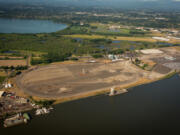 A slice of property just west of the Port of Vancouver's Terminal 5 is up for sale with an asking price of $20.3 million. A purchase won't affect Tidewater Barge Lines, which holds a long-term lease for the property.