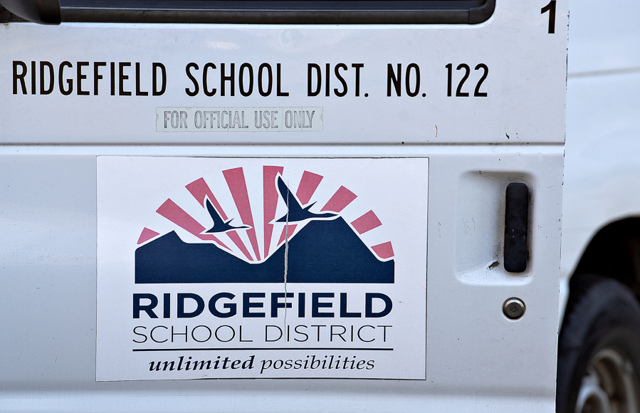 A vehicle forthe Ridgefield School District.