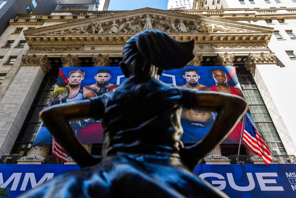 The New York Stock Exchange, Wednesday, Aug. 3, 2022, in New York.