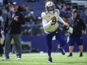 Washington quarterback Michael Penix Jr. will be the Huiskies starting QB when the season kicks off on Sept. 3, 2022, against Kent State.