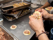 Shirley Chung, chef and owner of Ms. Chi, works her magic preparing dumplings in Culver City, Calif.