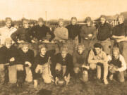 Team photo of the 1922 Battle Ground High School footbal team (Photo courtesy of Battle Ground High School)