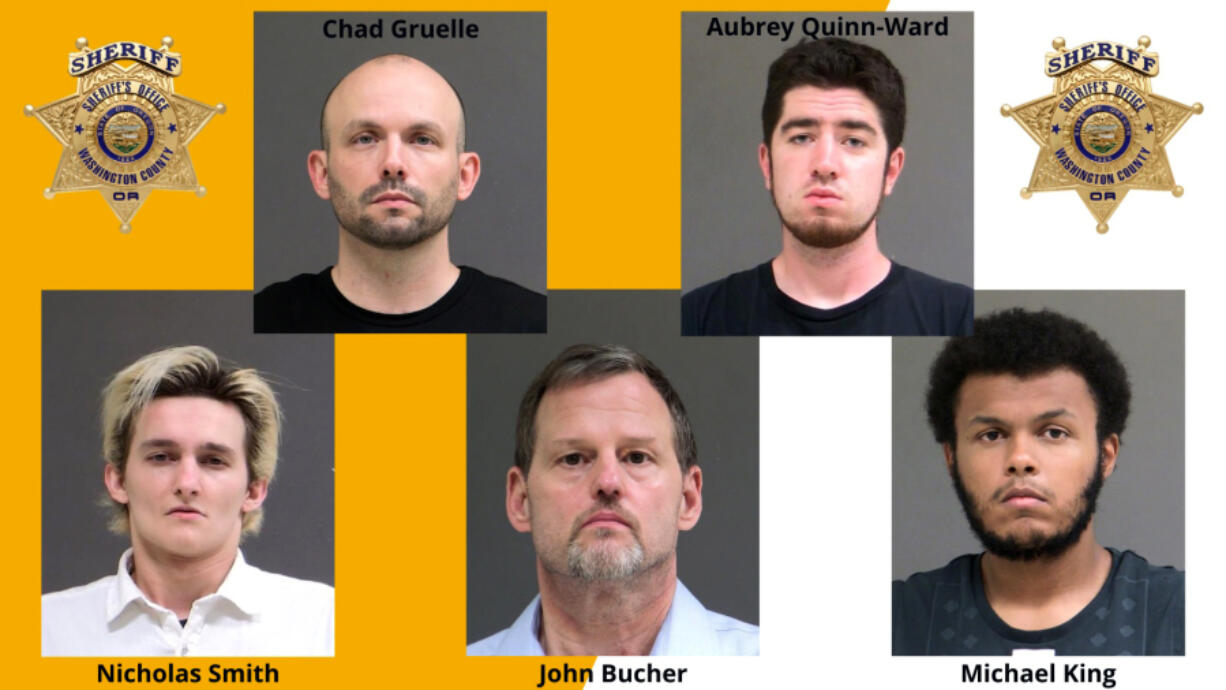 Five men Washington County sheriff's deputies arrested Thursday as a part of an undercover child predator sting. They were each booked into the Washington County Jail on suspicion of luring a minor and first-degree online sexual corruption of a child.