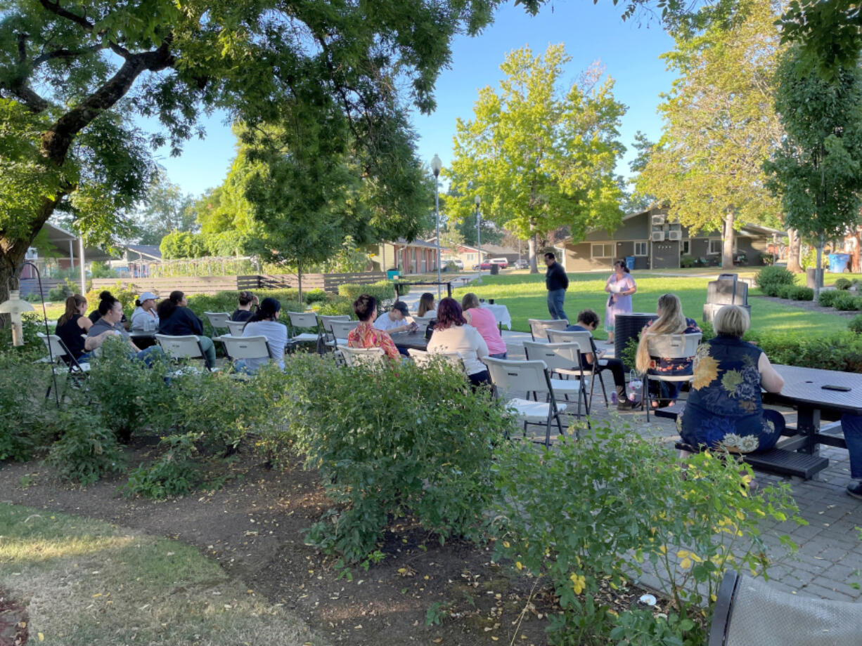 On Aug. 23, Bridgeview Resource Center held a small ceremony where graduates of the Family Self-Sufficiency Program received big checks. The checks represent money earned by participating in the program aimed at building independence and financial literacy.