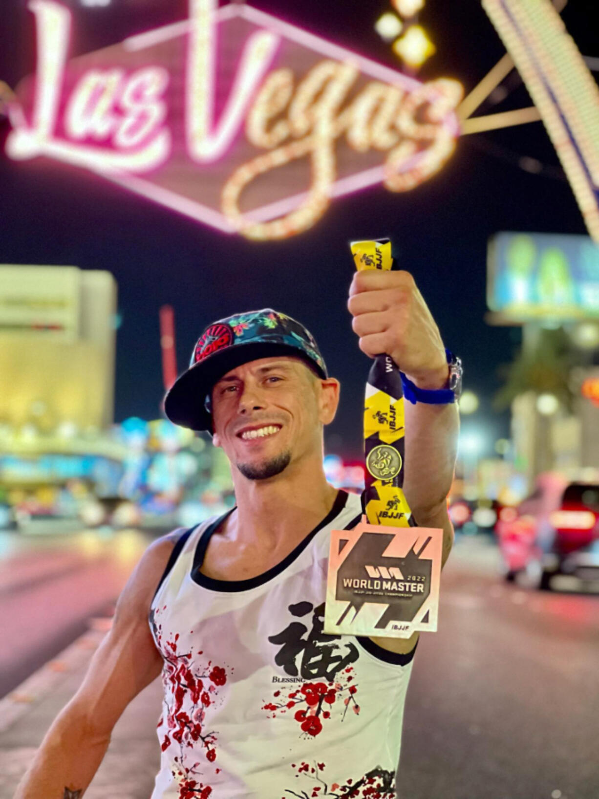 Joshua Smith of Vancouver won a bronze medal in his weight category at the World Master IBJJF Jiu-Jitsu Championship 2022 in Las Vegas on Sept. 2.