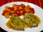 Maple-Glazed Pork Chops.