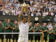 Eight-time Wimbledon champion Roger Federer announced Thursday, Sept.15, 2022 he is retiring from tennis.