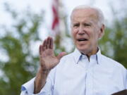 President Joe Biden speaks at a United Steelworkers of America Local Union 2227 event in West Mifflin, Pa., Monday, Sept. 5, 2022, to honor workers on Labor Day.