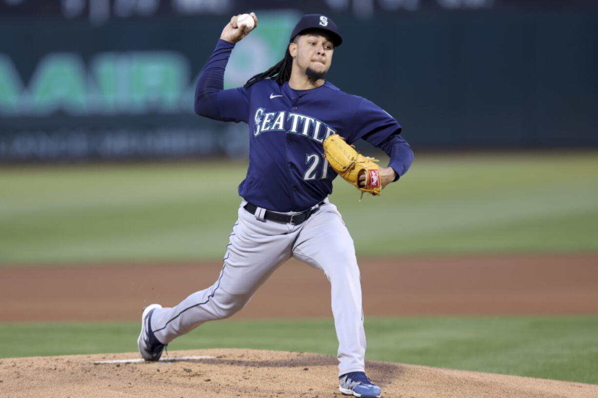 Seattle Mariners' pitcher Luis Castillo agreed to a five-year contract with the team on Saturday, Sept. 24, 2022.