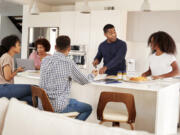 A kitchen island is an excellent social center that will serve you well during both the holidays and everyday life.