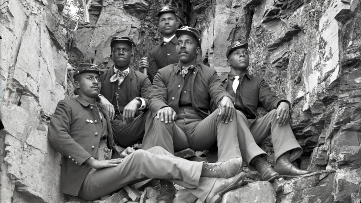 Vancouver filmmaker Dru Holley’s documentary “Buffalo Soldiers: Fighting on Two Fronts” explores why Black men signed with with the U.S Army in the aftermath of the Civil War.” (Courtesy Buffalo Soldiers: Fighting on Two Fronts” and Dru Holley Productions)