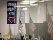 The Clark County Elections Office is one of many places you can place your ballot in a ballot box. Or, drop it in the U.S. Mail; the postage is prepaid.