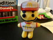 The toy Jeremy Scheneider got in his adult Happy Meal.