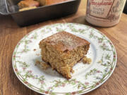 This light and fluffy gingerbread is sweetened with maple syrup, and perfect with your afternoon cup of tea.