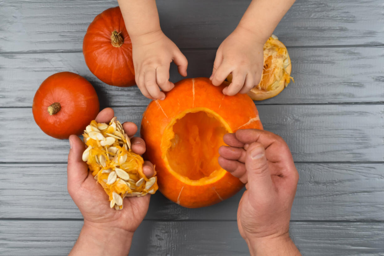 When cutting out the lid of your pumpkin, skip the seemingly obvious circle.