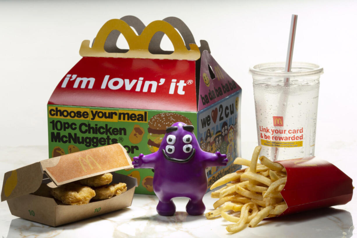 McDonald's is offering a way for adults to recapture some of the joy of their youth with Adult Happy Meals. (E.