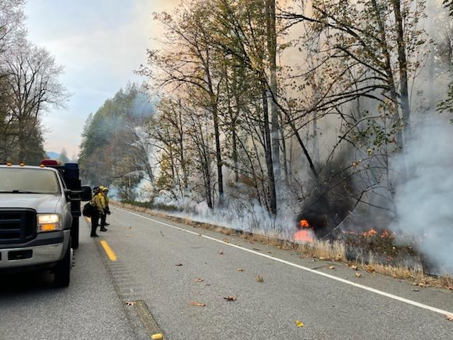 The Bolt Creek Fire is bring about 15,000 acres in the Wild Sky Wilderness in Central Washington.