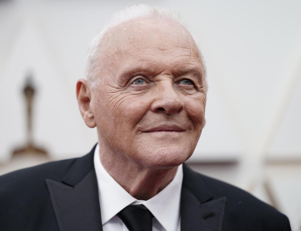 FILE - Anthony Hopkins arrives at the Oscars in Los Angeles on March 27, 2022. Hopkins' latest role is in James Gray's "Armageddon Time." (AP Photo/Jae C.