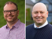 Greg Cheney, left, and Duncan Camacho are running for the 18th District Position 2 seat in the Washington House.