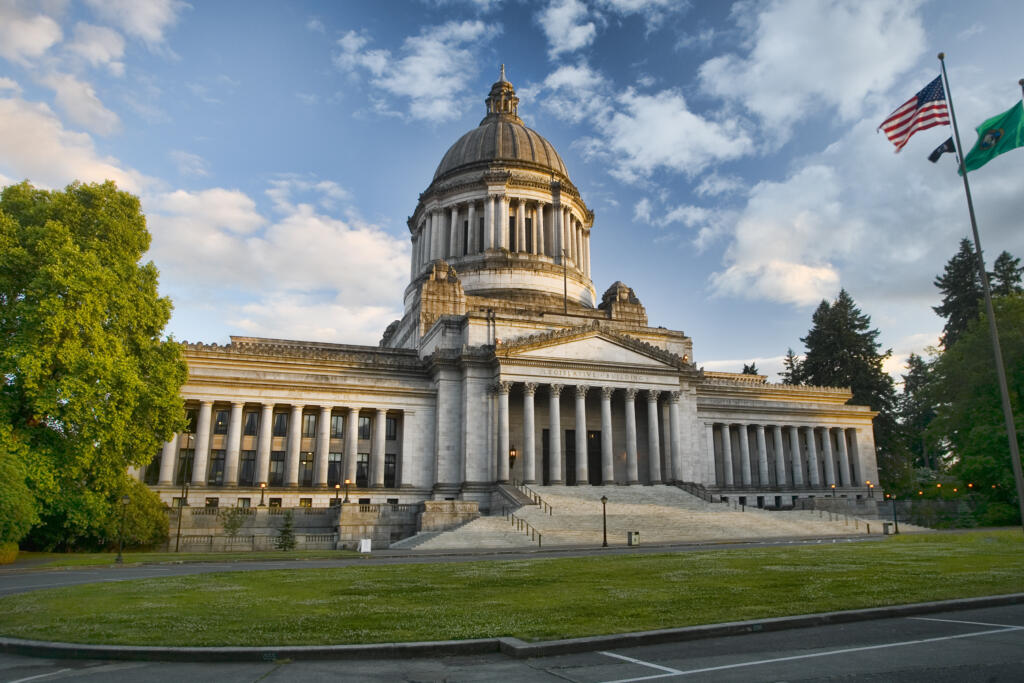 The Washington Capitol Building in Olympia.