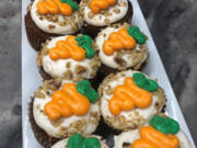 Vegan gluten-free carrot cupcakes from Chandelier Bakery (Contributed by Chandelier Bakery)