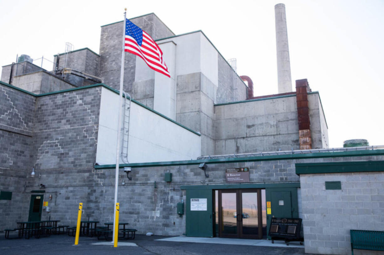 The B Reactor at the Hanford site on Wednesday, Oct. 12, 2022.