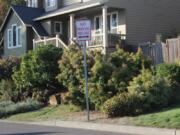 A no-parking sign is posted on the north side of Z Street in Washougal. Several residents are unhappy with the signs, which were erected by the city of Washougal in September.