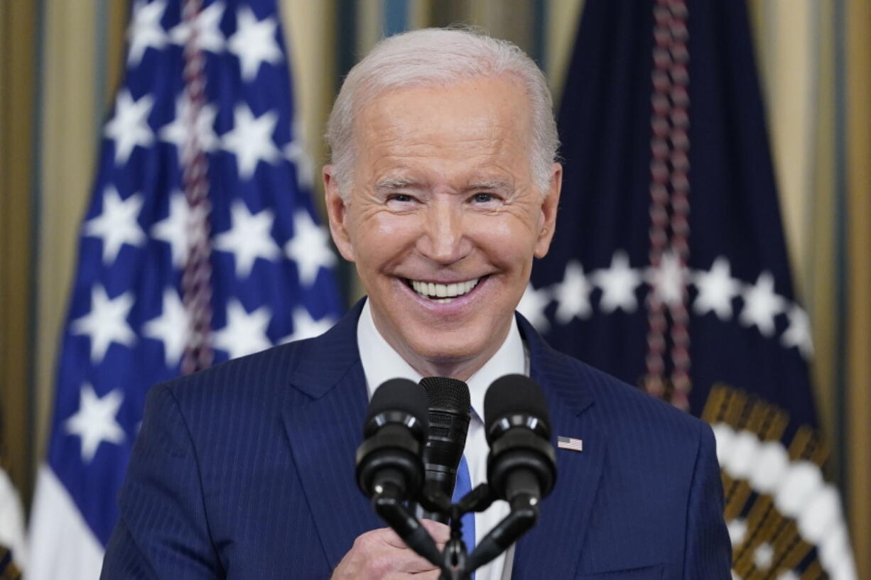 FILE - In this Dec. 13, 1972 file photo, the newly-elected Democratic senator from Delaware, Joe Biden, is shown on Capitol Hill in Washington. Biden turns 80 on Sunday, Nov. 20.