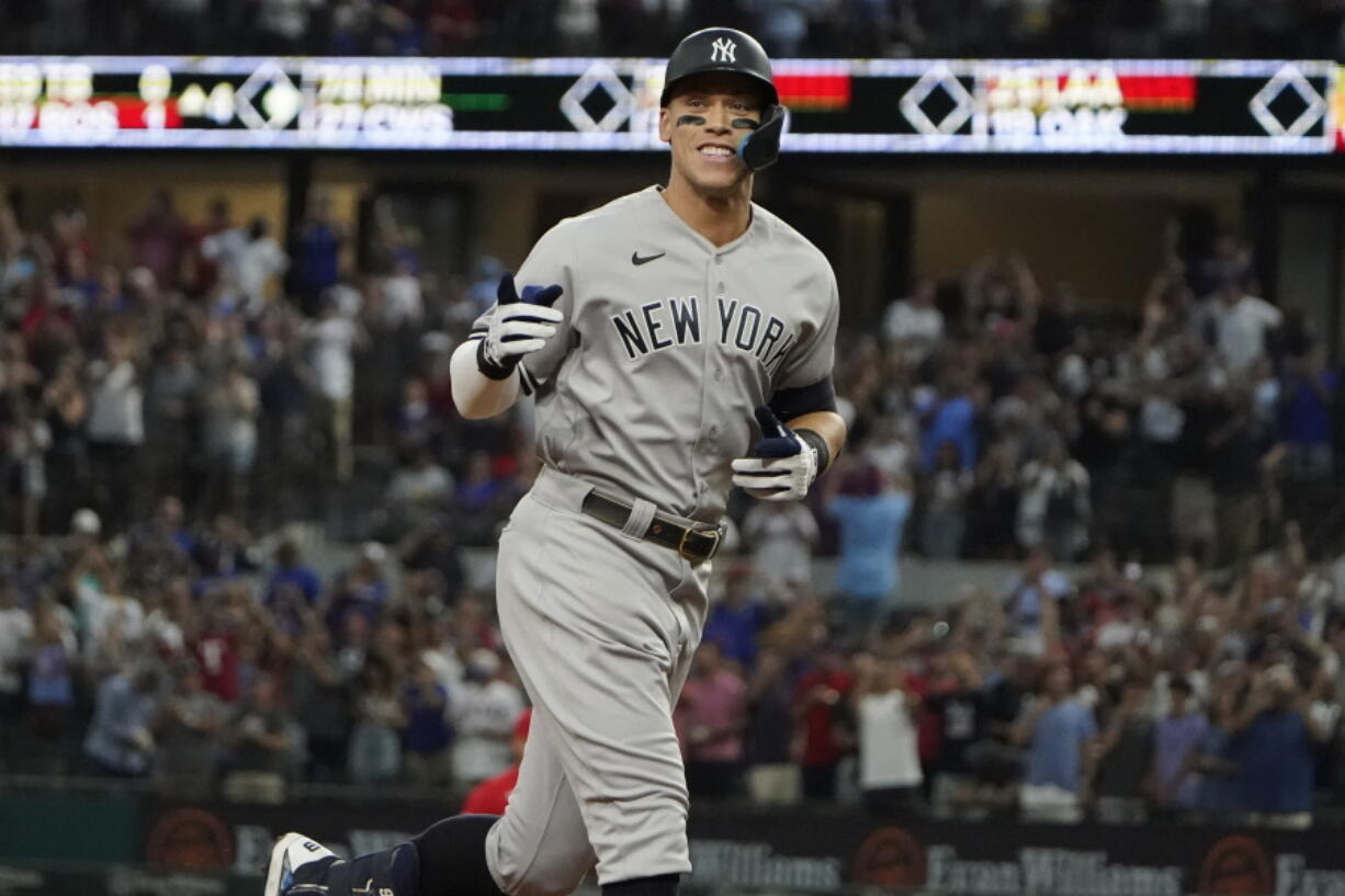 Aaron Judge won the American League MVP Award on Thursday, Nov. 17, 2022, in voting by a Baseball Writers' Association of America panel.