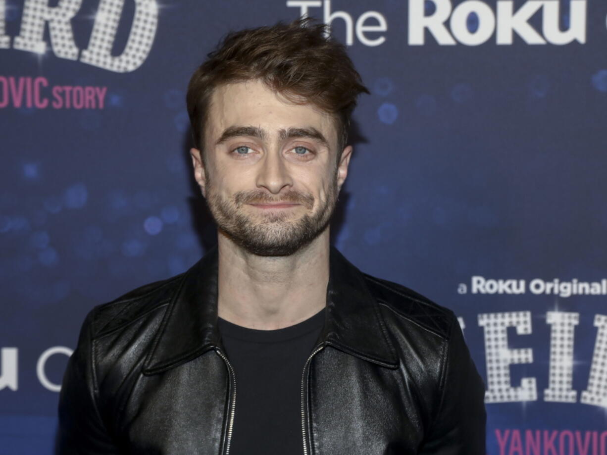 Actor Daniel Radcliffe attends the premiere of "Weird: The Al Yankovic Story" at Alamo Drafthouse Cinema Downtown Brooklyn on  Nov. 1 in New York.