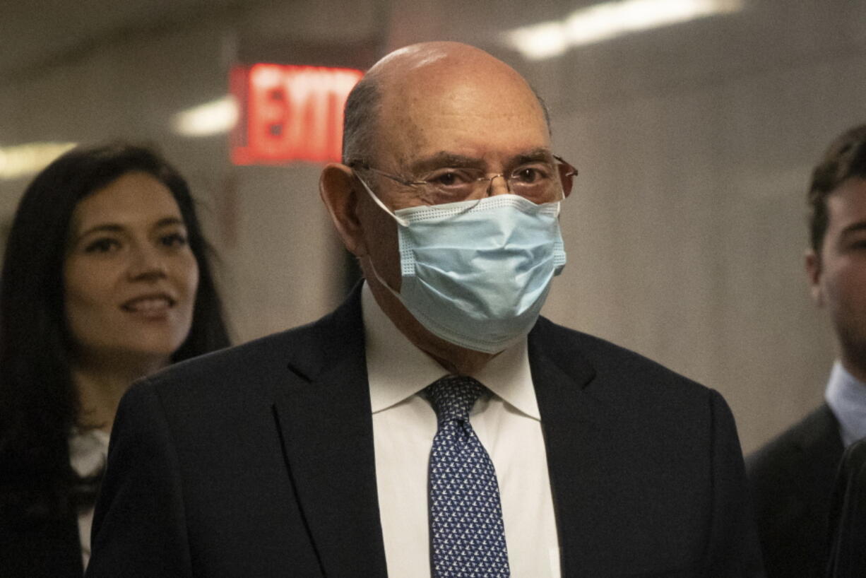 Trump Organization's former Chief Financial Officer Allen Weisselberg arrives to the courtroom in New York, Thursday, Nov. 17, 2022.