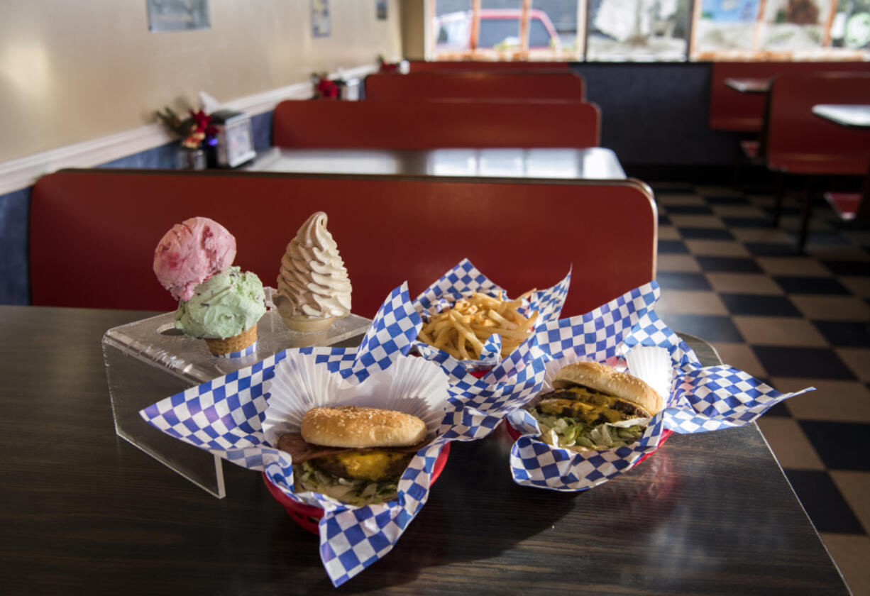 Top Burger in Camas, pictured in 2018, serves ice cream treats as well as burgers.