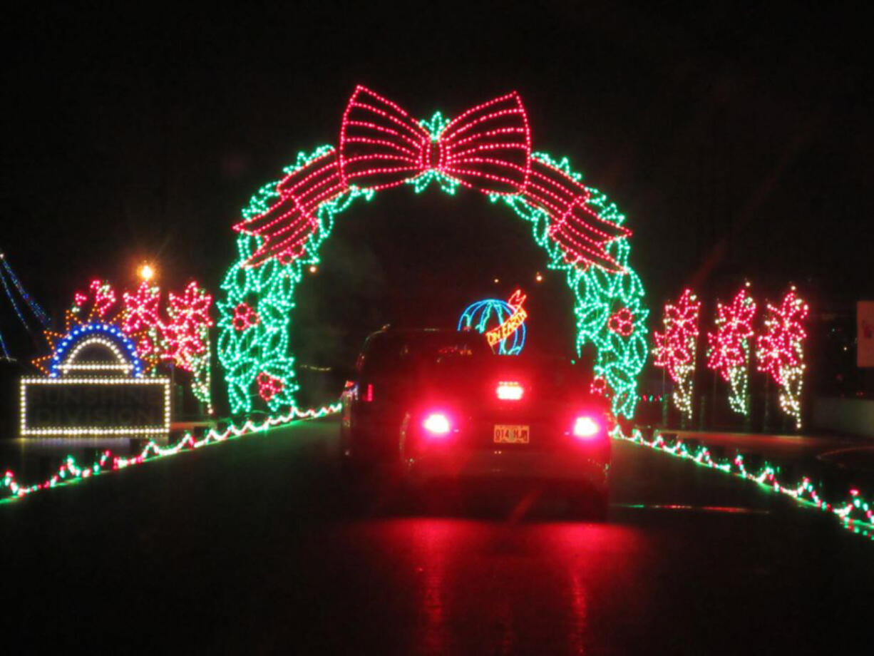 See the Winter Wonderland drive-thru light show at the Portland International Raceway daily through Dec. 31. Top left and right: The Christmas Ships Parade will hit the Willamette and Columbia rivers again this year. Center: Zoolights at the Oregon Zoo has been a Northwest favorite for years.