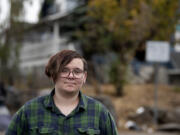 Ari, a 23-year-old living in Clark County, stands outside the Share House men’s shelter in downtown Vancouver. Though Ari said he will always be grateful for his Share House bed, he also experienced abuse as a transgender youth in an all-men’s shelter. “Clark County definitely, completely needs an LGBT shelter and they need it soon,” he said.