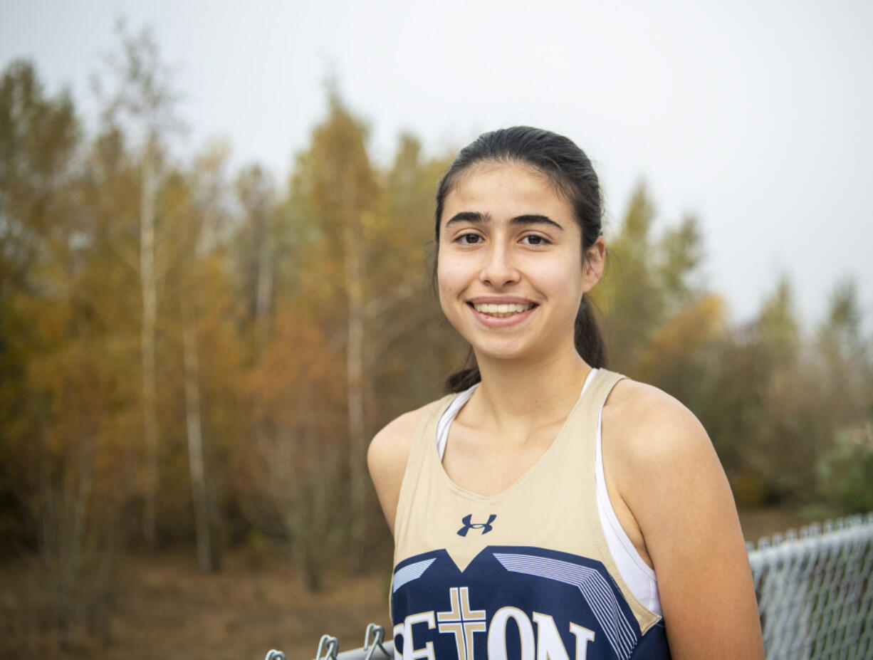 Seton Catholic junior Alexis Leone won the 1A state cross country title for the second year in a row as well as The Columbian's All-Region girls cross country runner of the year.