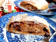 Eat this Angel Apple Strudel while it's still warm from the oven with a sprinkling of powdered sugar.