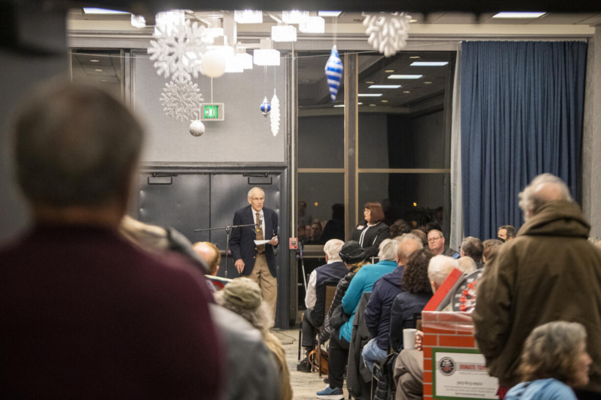 Above, Bob Ortblad, a retired civil engineer and proponent of an immersed tube tunnel, is one of the program's most vocal critics.